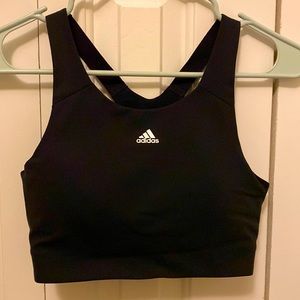 Adidas Black Sports Bra Small